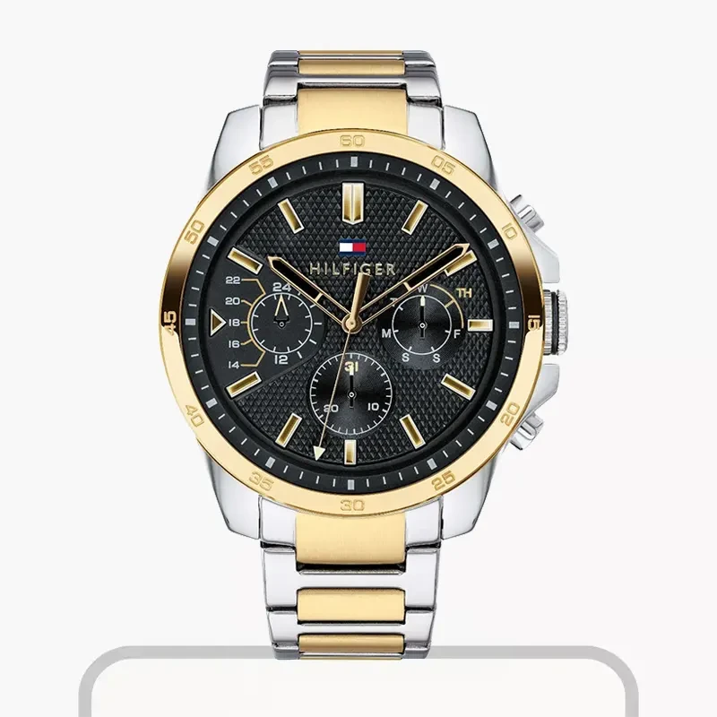 Tommy Hilfiger Decker Black Dial Casual Men's Watch- 1791559